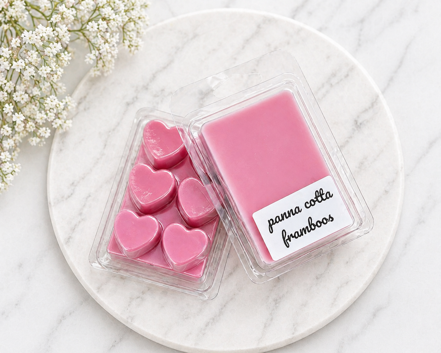 panna cotta framboos
