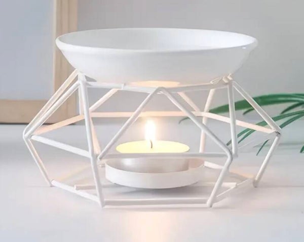 Witte waxmelt brander
