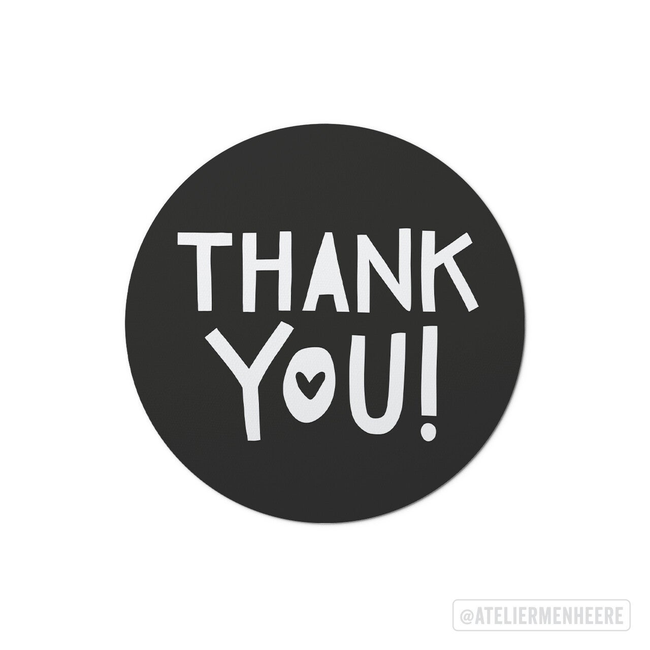 Sticker Thank you (set van 10)