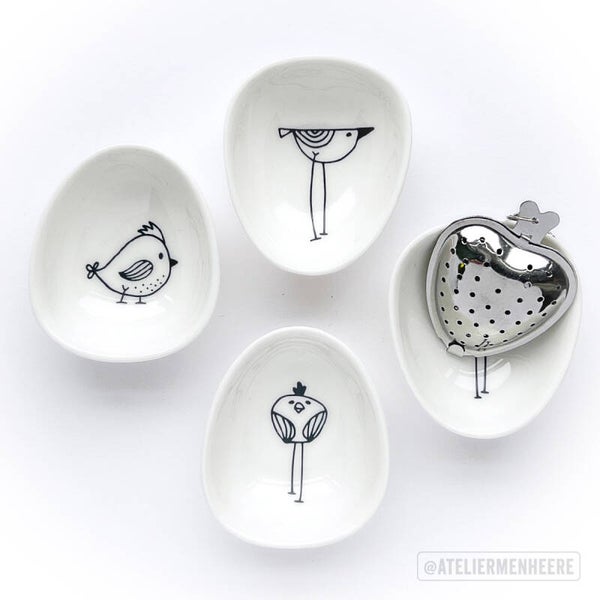 Little Birds | Set van 4 mini schaaltjes