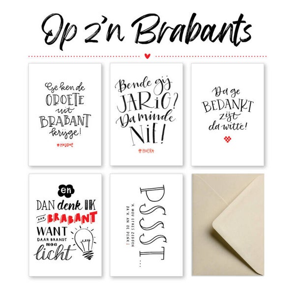 Op zijn Brabants - Kaartenset