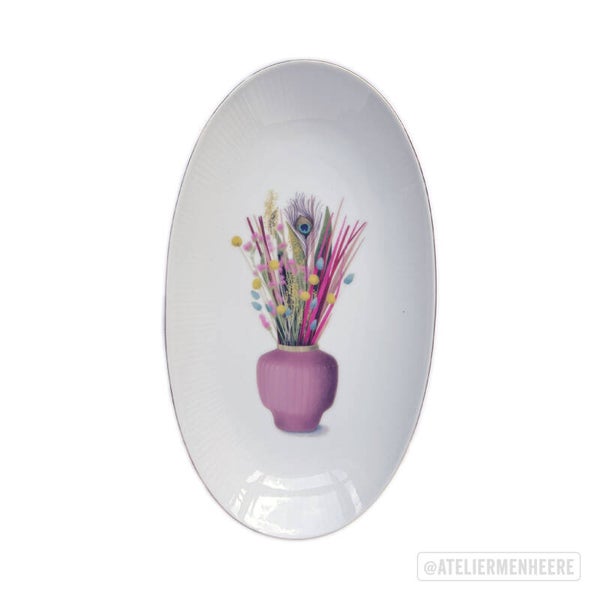Bordje Pauwenveer boeket (23,5 cm)