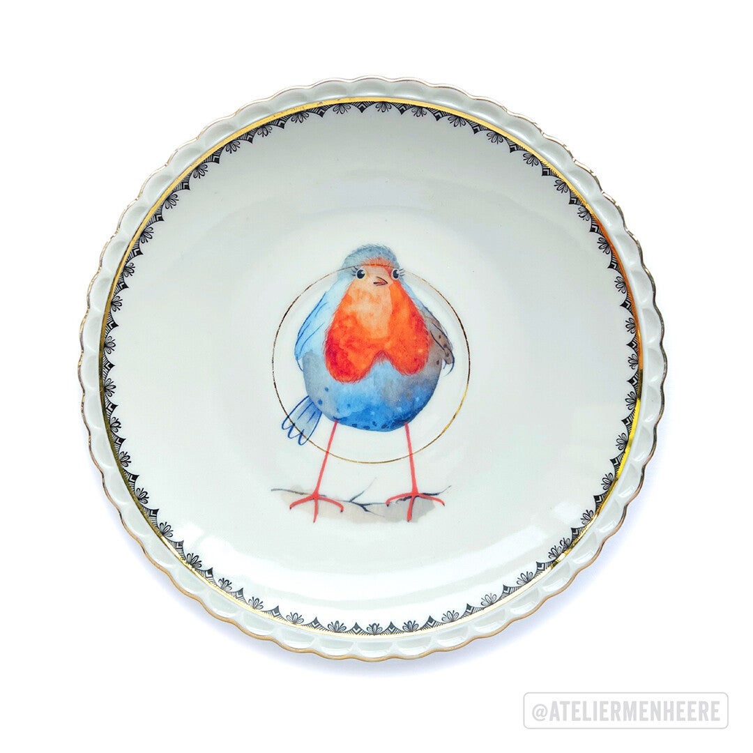 Bordje Roodborstje (16 cm)