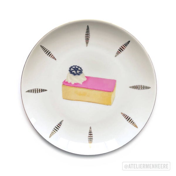 Tompouce (wandbord 20 cm)