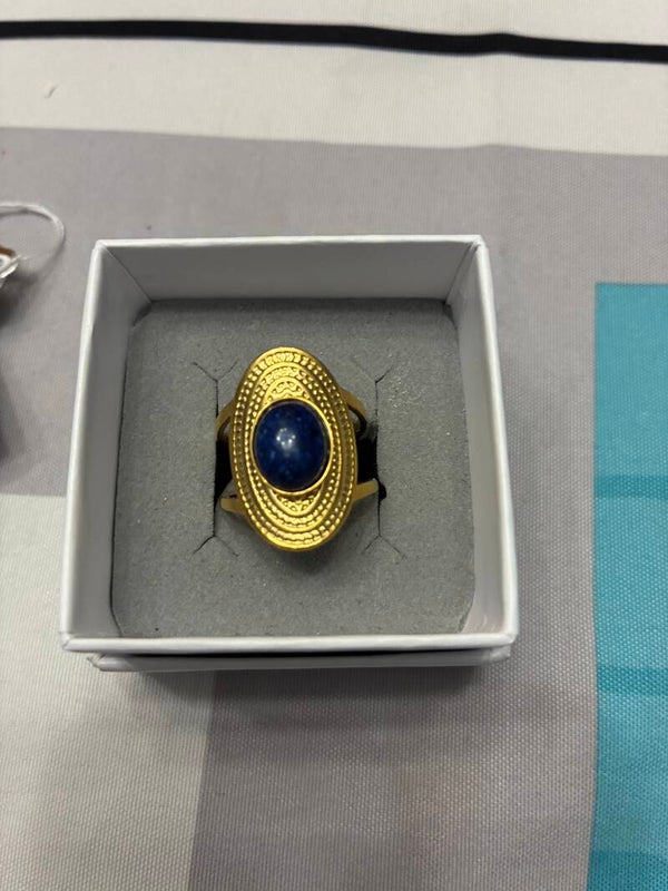 BAGUE LAPI LAZULI
