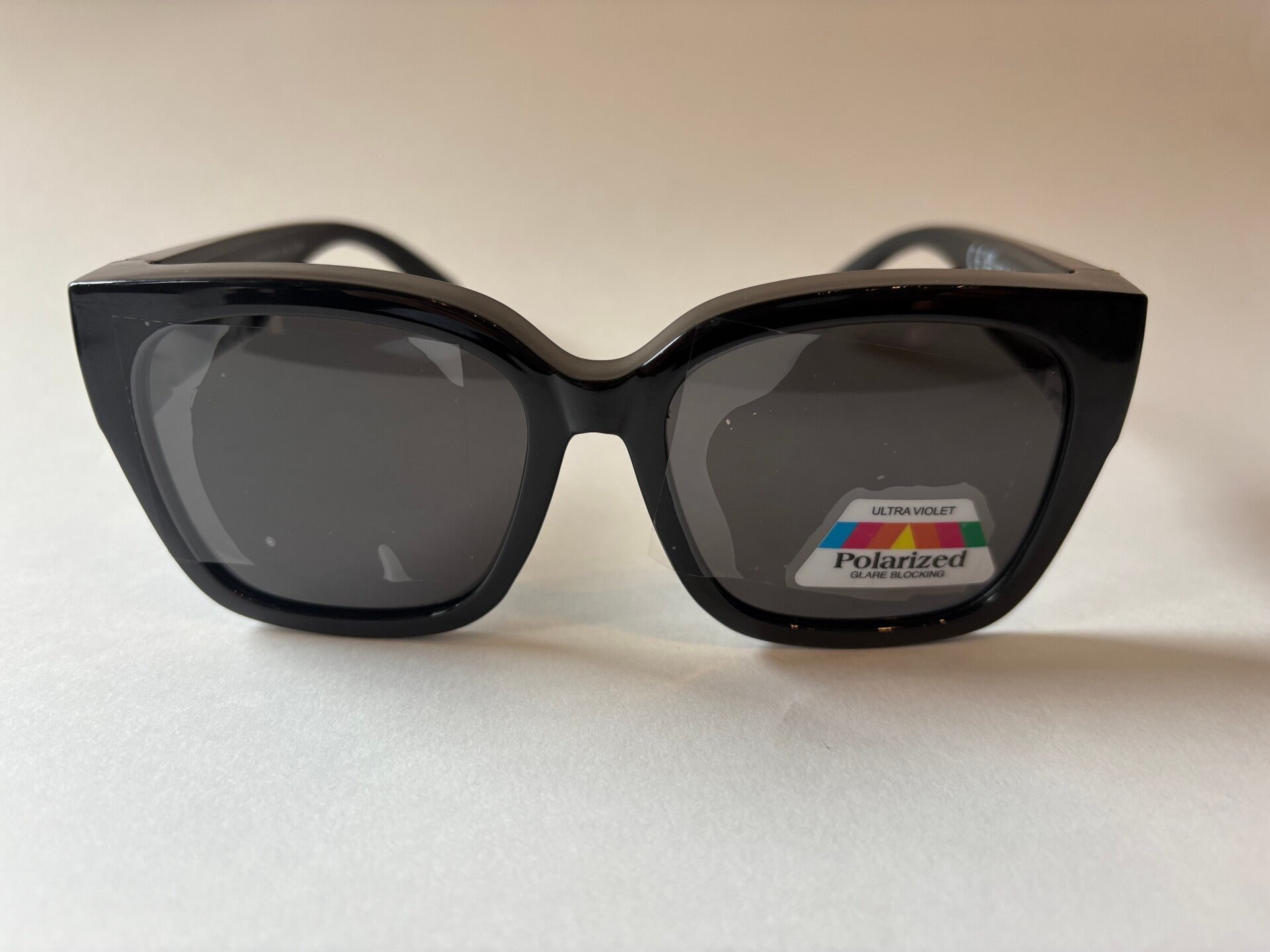 overzetzonnebril 2054 hoogglans zwart