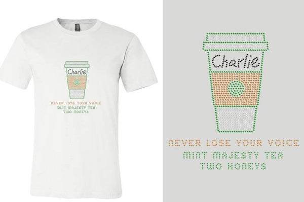 Never Lose Your Voice Rhinestone Tshirt