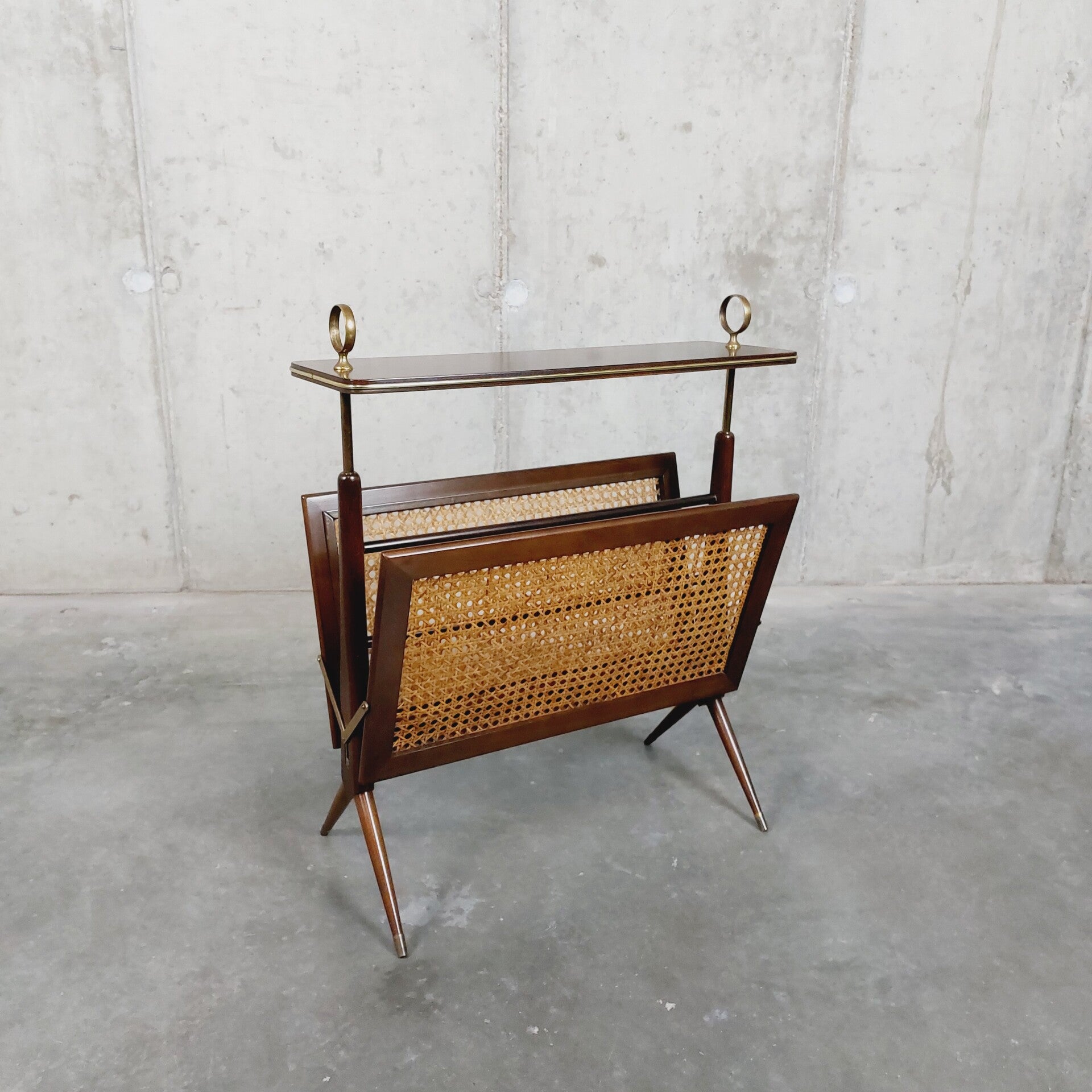 Italiaanse magazinehouder Ico Parisi 50's vintage