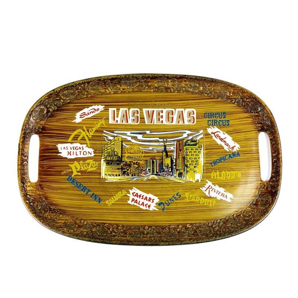 Dienblad Las Vegas vintage