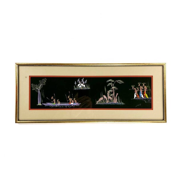 Schilderijtje Afrikaanse stijl