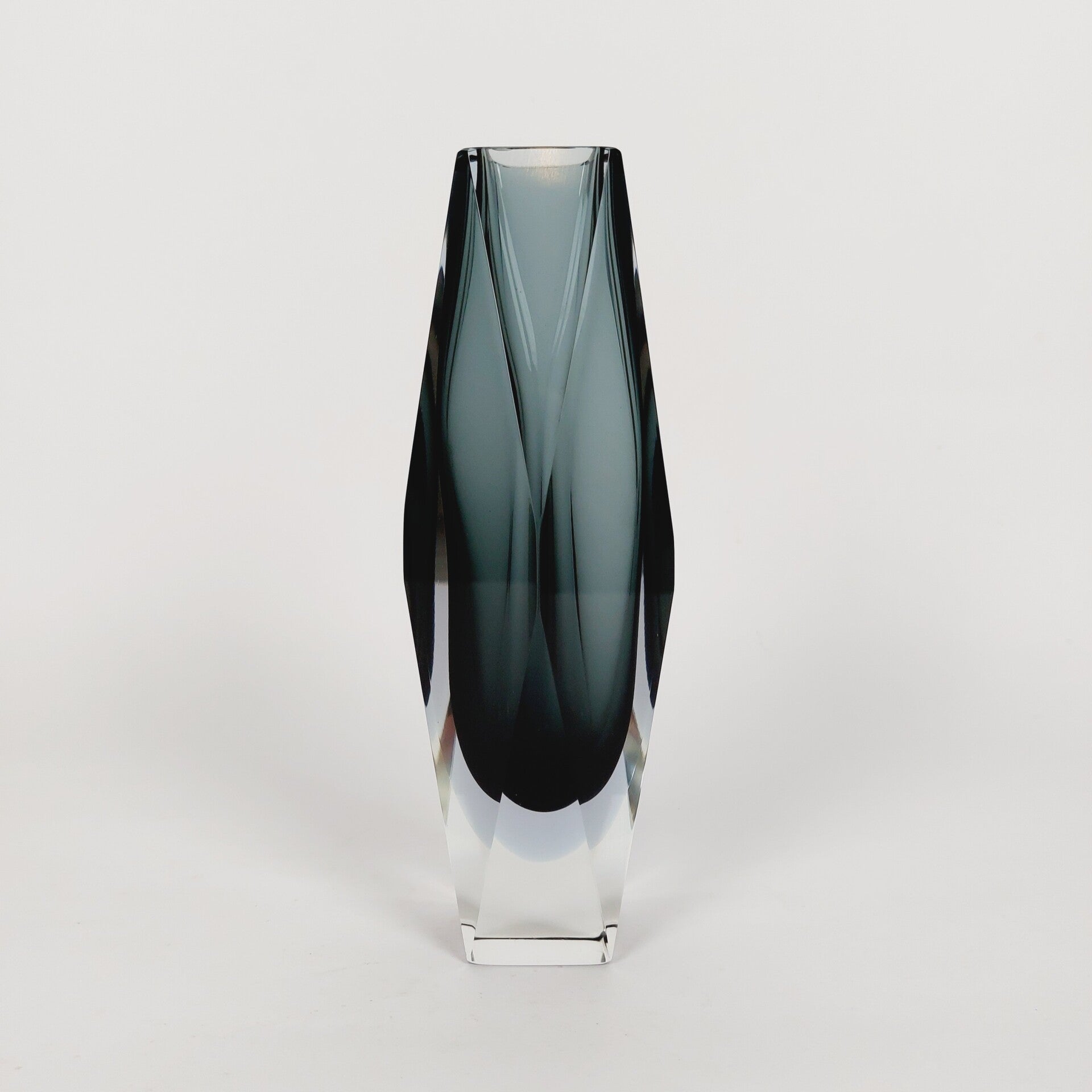 Murano Sommerso vaas Mandruzzato 60's mid-century vintage