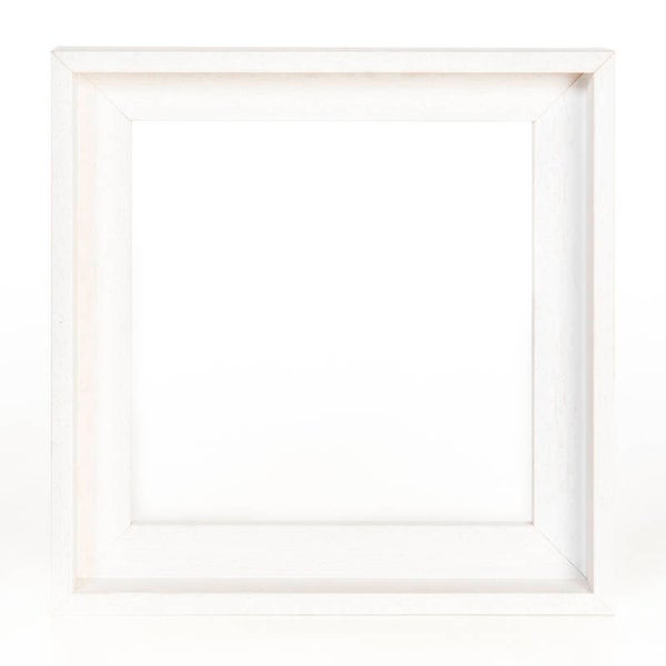 Baklijst wit hout smal 60 x 60 cm