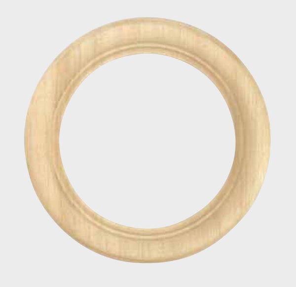 Ronde lijst blank 13 cm