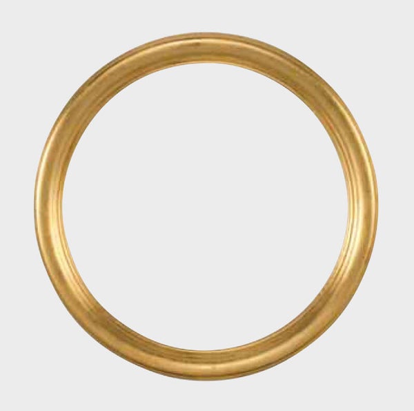 Ronde lijst goud 10 cm