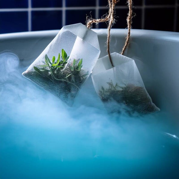 Herbal Tea bath Blue Butterfly