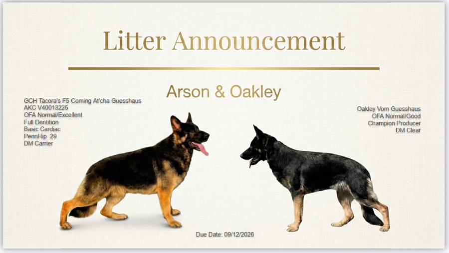 Litter Announcement
