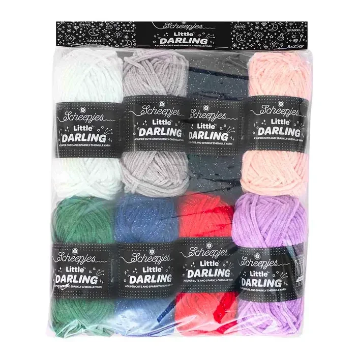 Scheepjes Little Darling Sparkle Colour Pack 8x25 gr