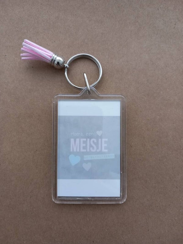 Sleutelhanger Baby meisje D