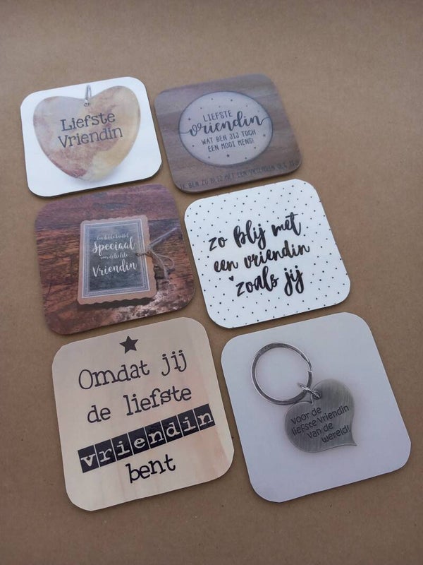 Onderzetters Vriendin