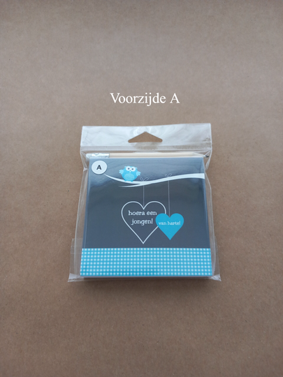 Notitieblokje Baby jongen A