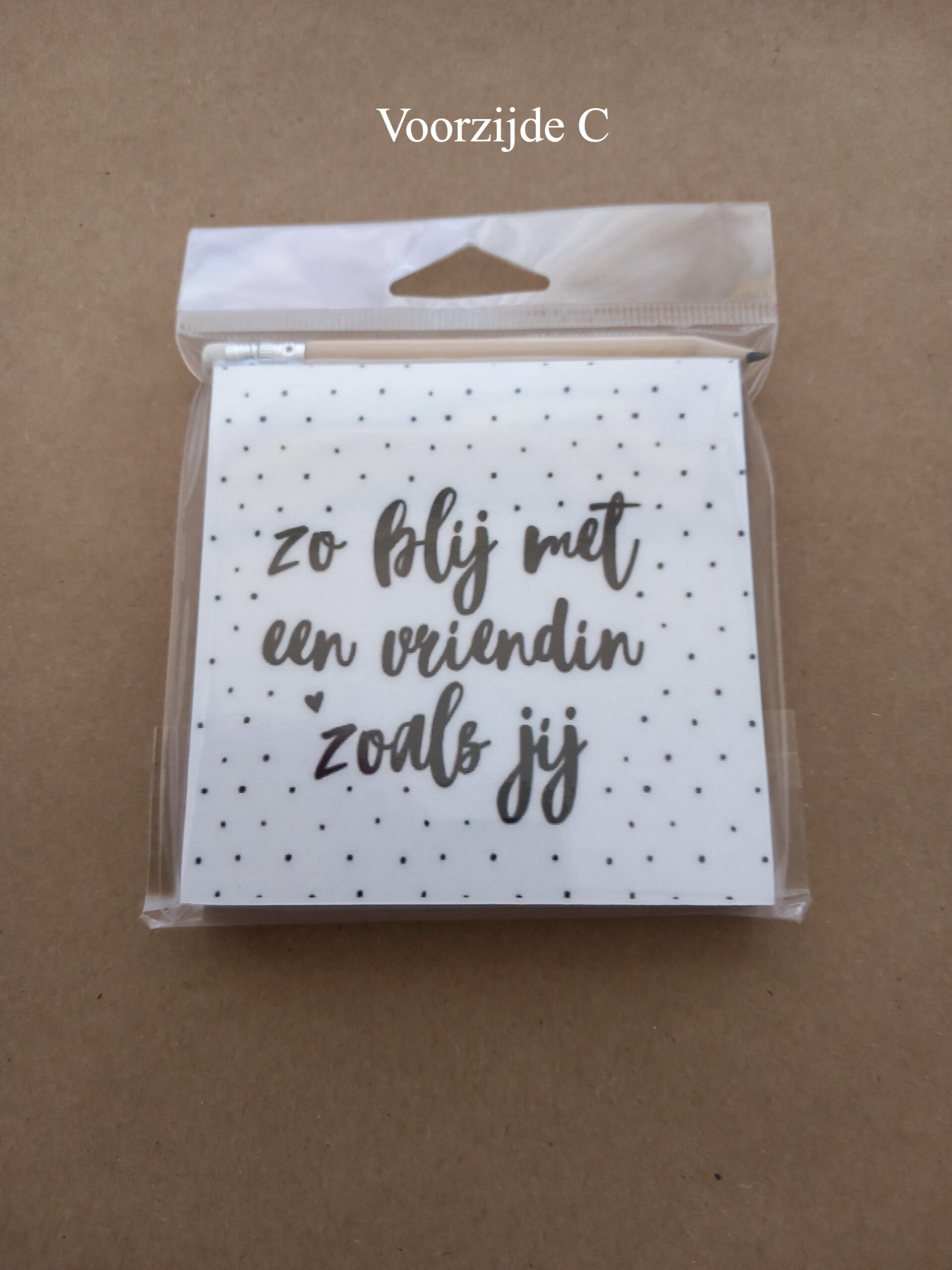 Notitieblokje Vriendin C