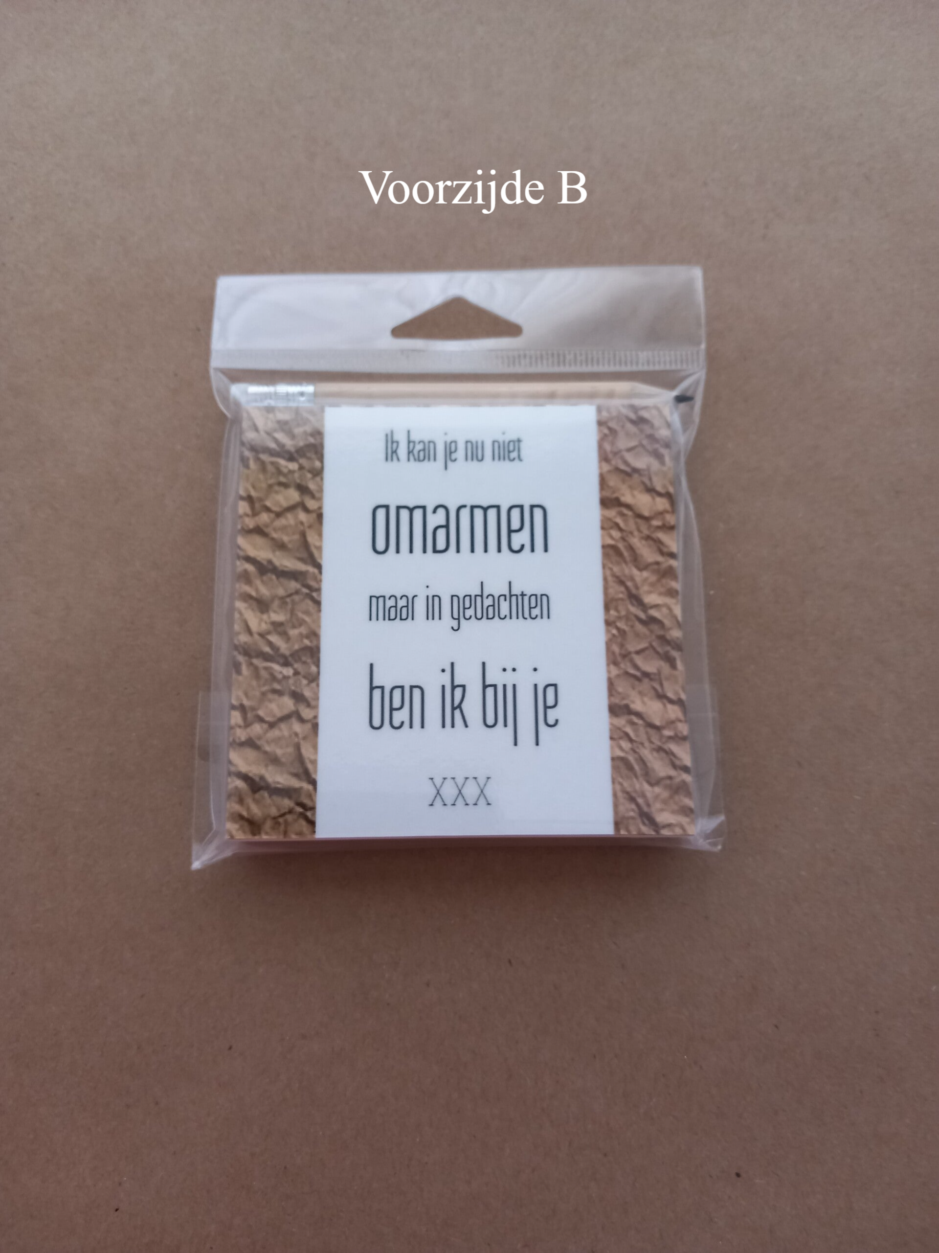 Notitieblokje Vriend B