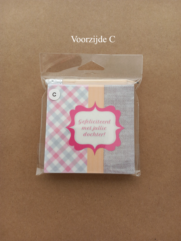 Notitieblokje Baby meisje C