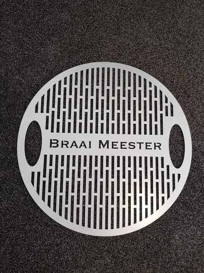 Braai Meester Round Stainless Steel Grill Plate