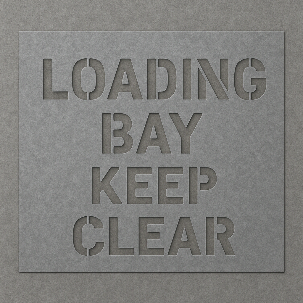 LOADING BAY KEEP CLEAR
