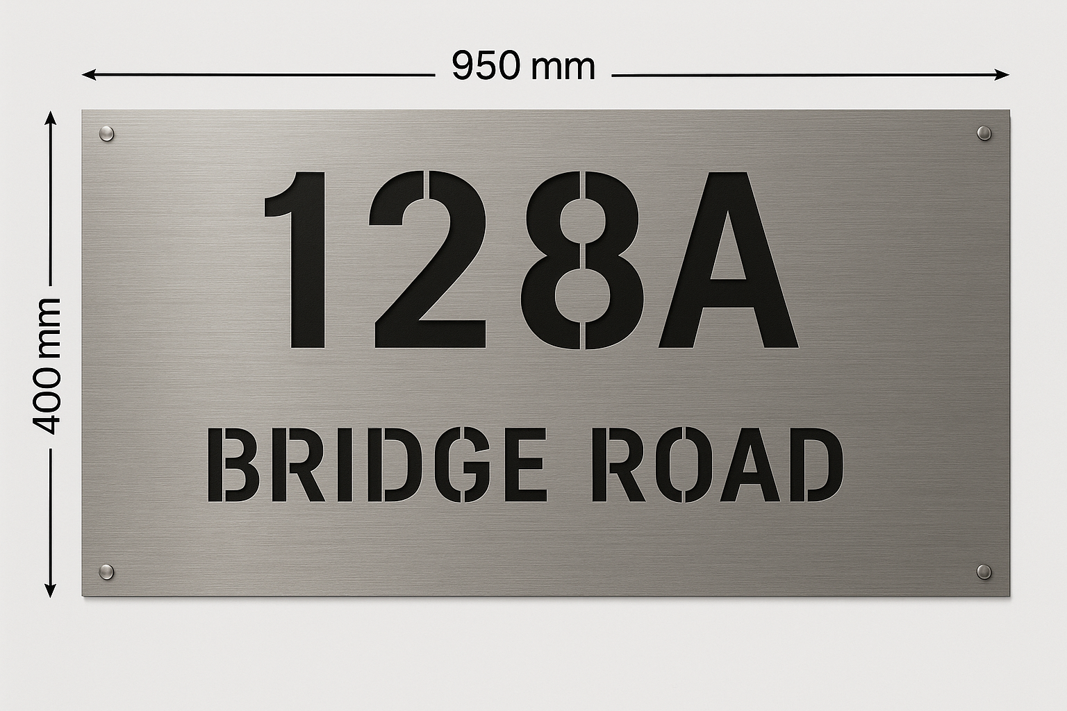 Stainless Steel Address Plaque