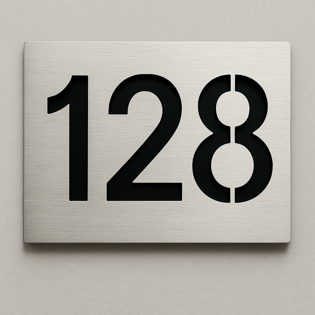 Number Plaque