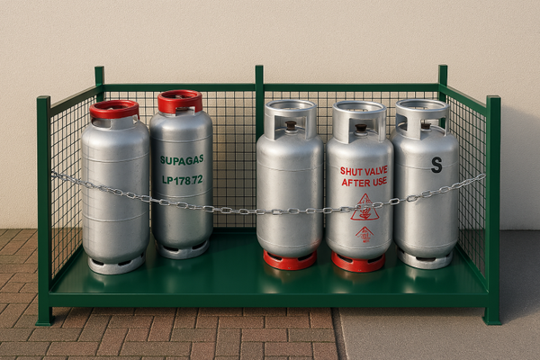 COLLECTION ONLY - Gas Cylinder Cage