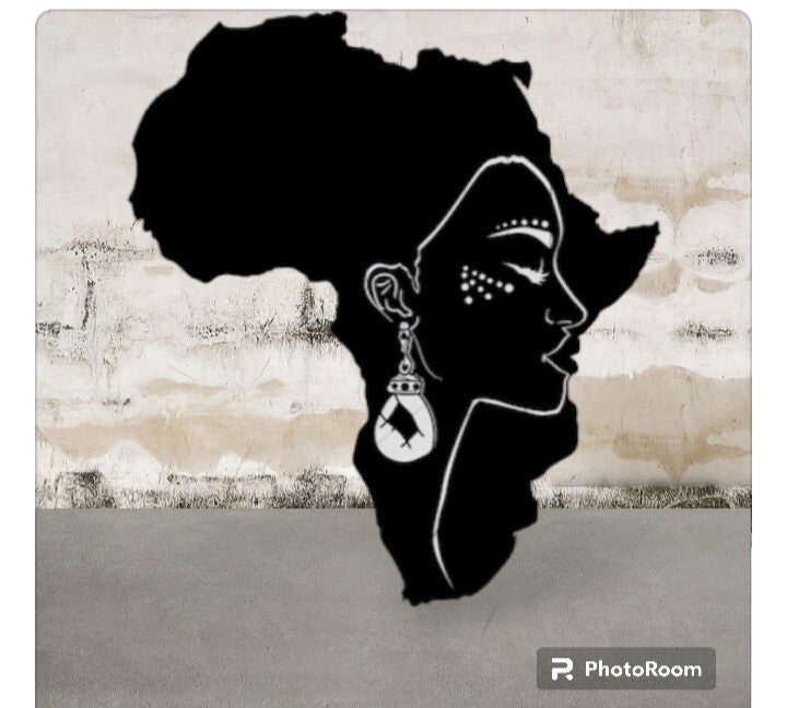 African Woman Silhouette