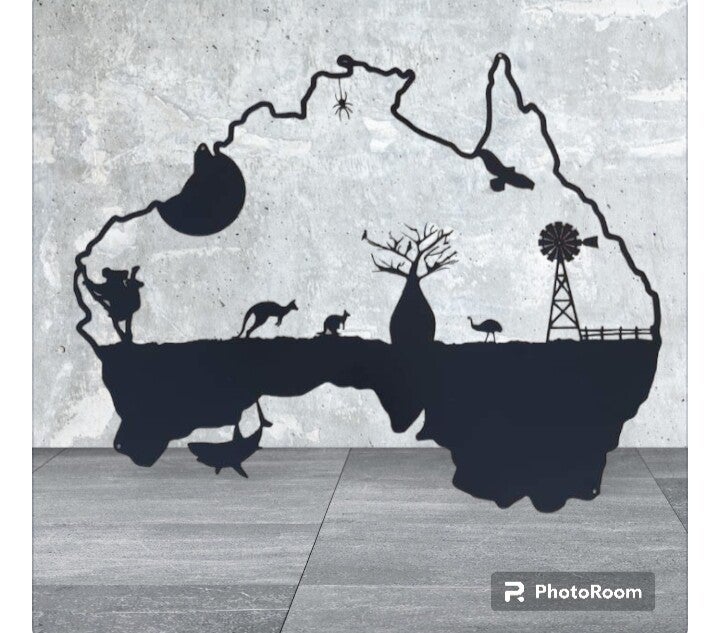 Australia Silhouette