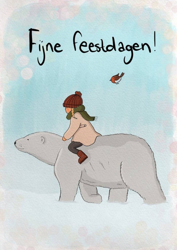 Kerstkaart “Op avontuur”