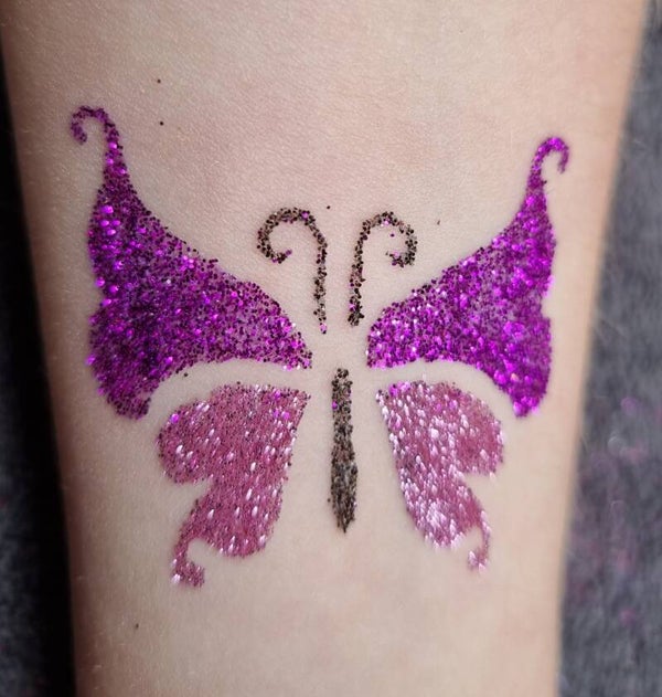Kinderfeestje glittertattoo - E.R.