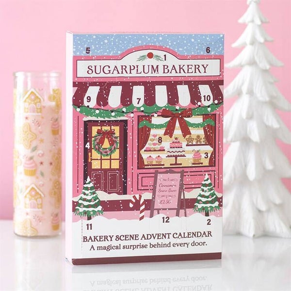 12-Day Sugarplum Bakery Scene Advent Calendar