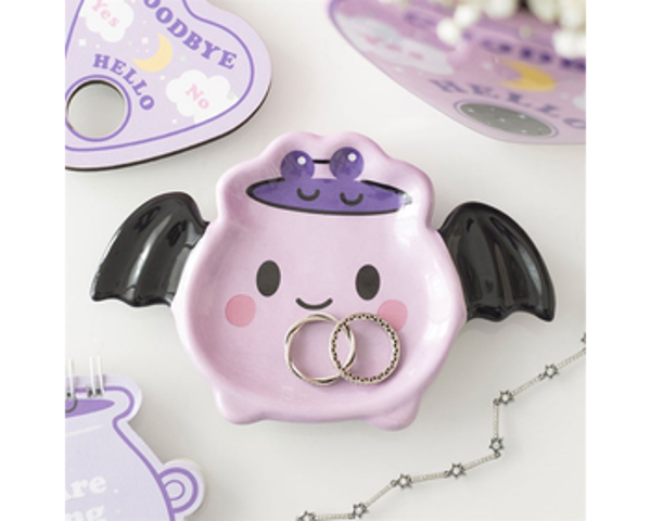 Pastel Batbrew Cauldron Trinket Dish