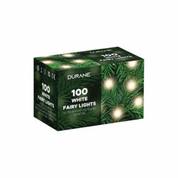 10m 100 Bulbs LED Fairy Light with Plug White Wire String Lights Fairy Lights 8 Modes
