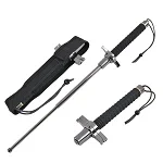 21 Inch Telescopic Extendable Baton with Cross Hand Guard