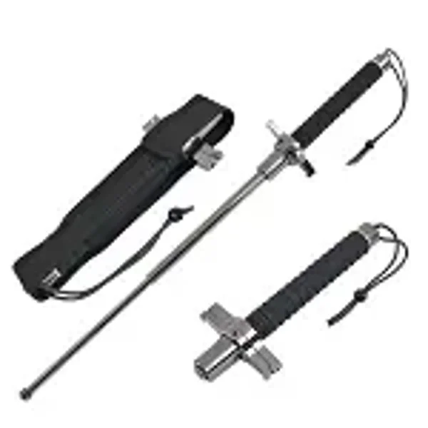 21 Inch Telescopic Extendable Baton with Cross Hand Guard