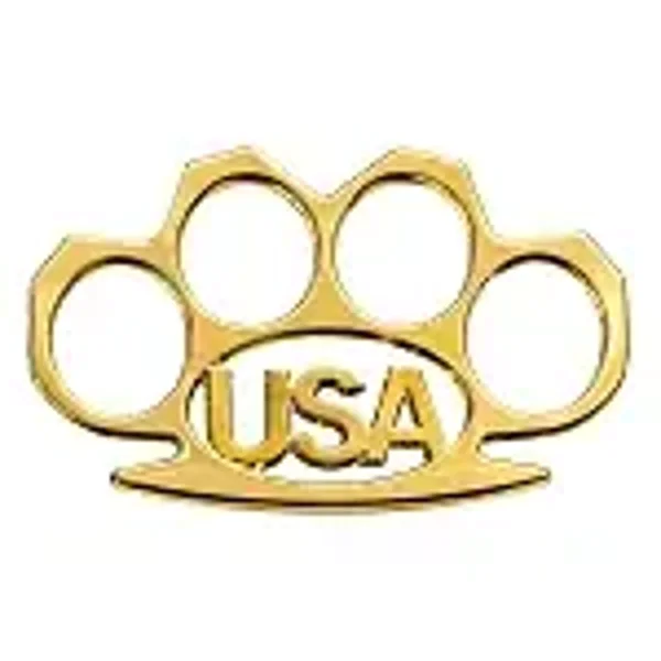 United States Of Pain Knuckleduster Heavy Duty Golden Knuckles