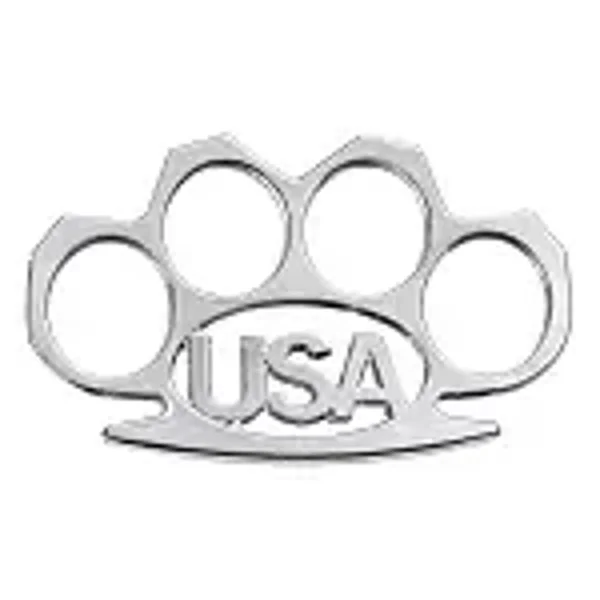 United States Of Pain Knuckleduster Heavy Duty Silver Knuckles
