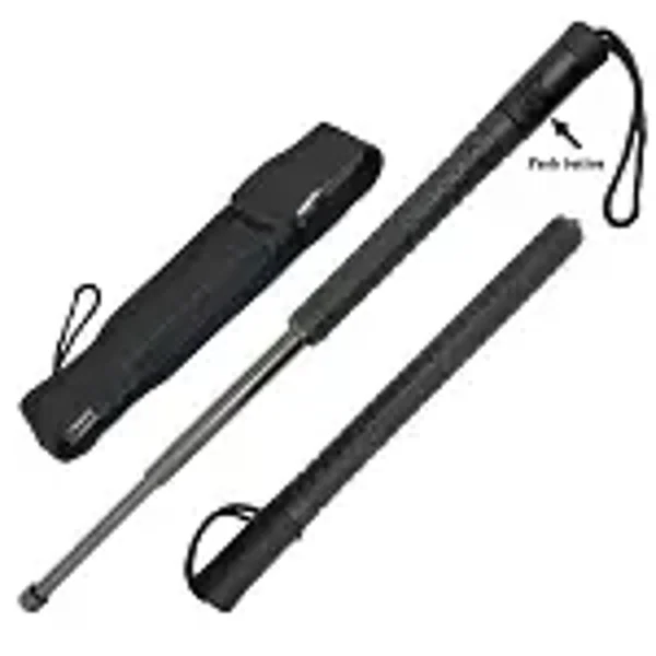 28 Inch Self Defense Push Button Automatic Expandable Baton