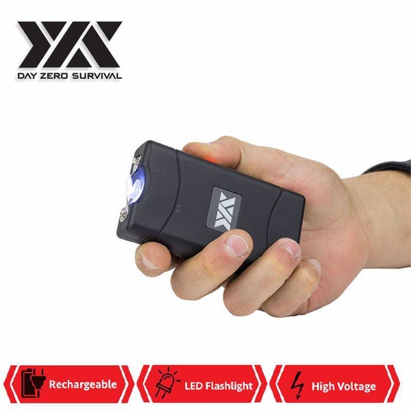 10 Million Volt Self Defense Stun Gun With Rechargeable LED FlashLight