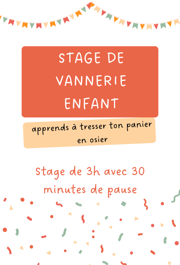Bon pour un stage enfant de 3h