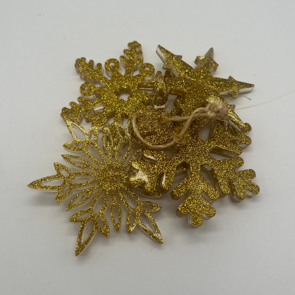 Kersthanger set - goud 05
