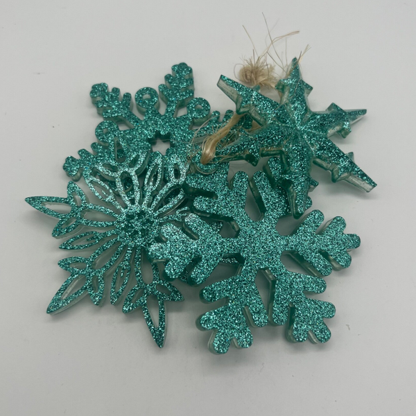 Kersthanger set - turquoise