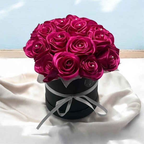 Boeket - rozen roze