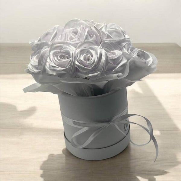 Boeket - rozen wit